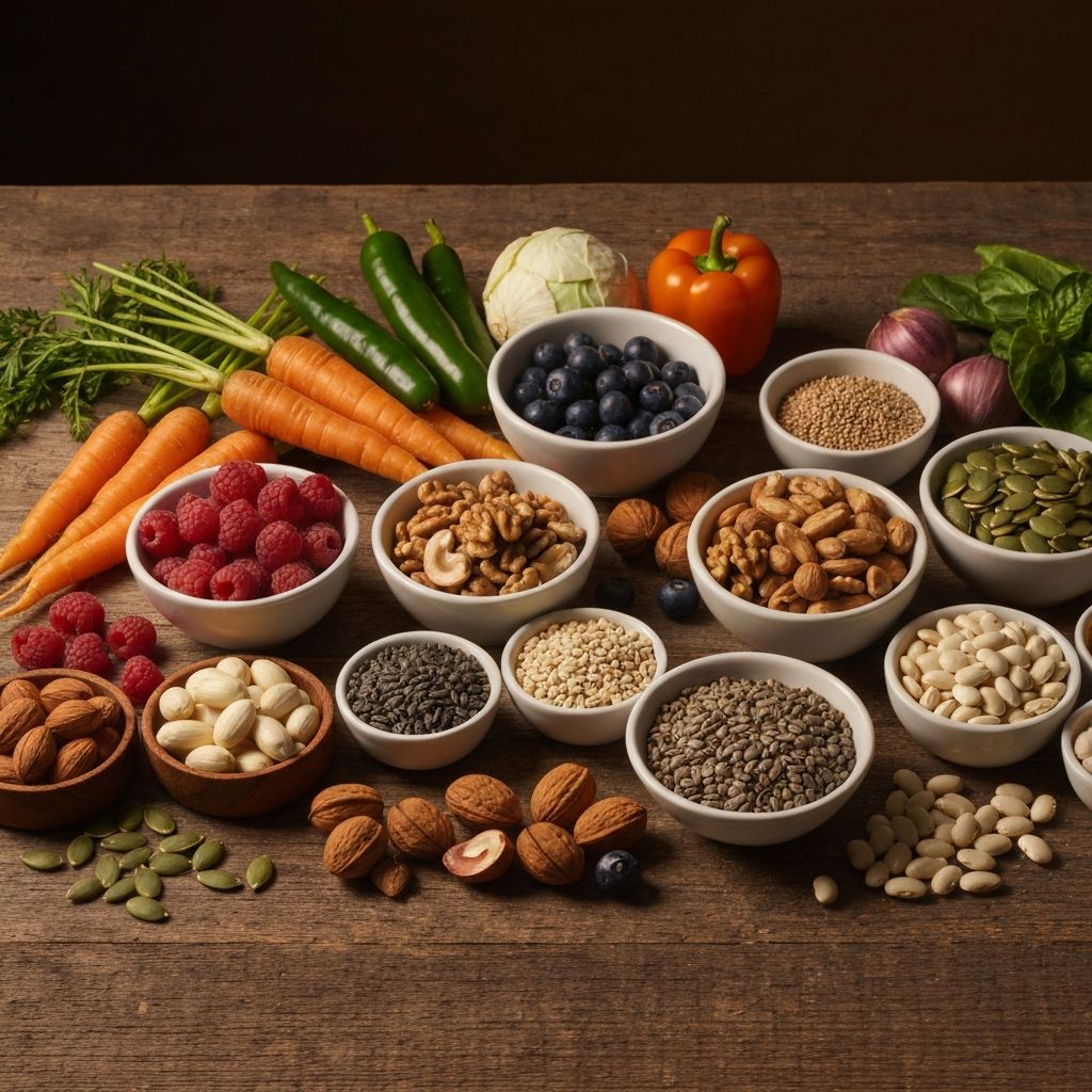 Diverse nutritious foods